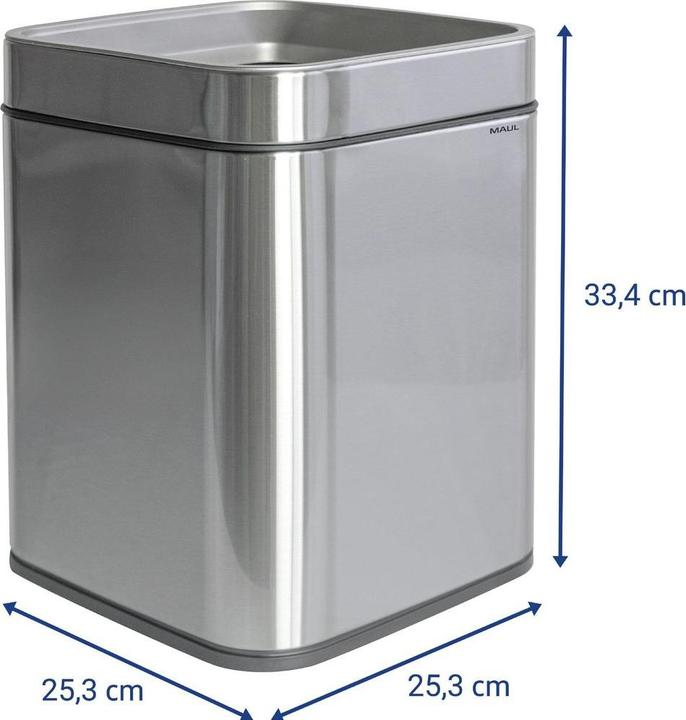 Produktbild Maul Abfallbehälter MAULprime 15l Edelstahl (15 l)