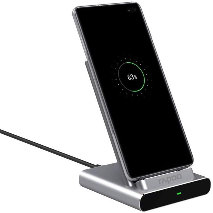 Actual product image Rapoo XC350 Wireless QI Charging Station, 10W (15 W)