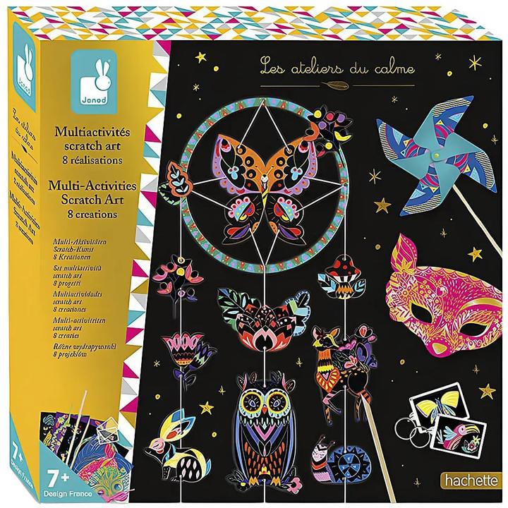 Actual product image Janod Multiactivities scratch art