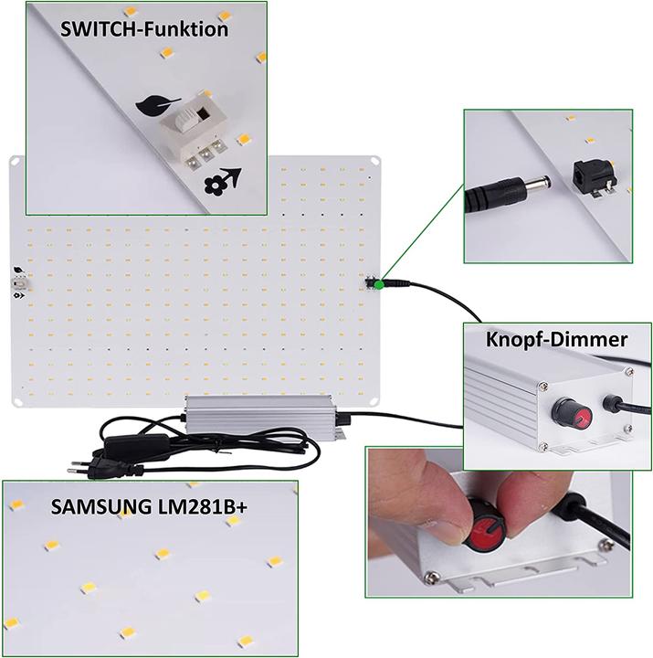 Produktbild Nicegrow Growbox komplett Set 50x50 LED