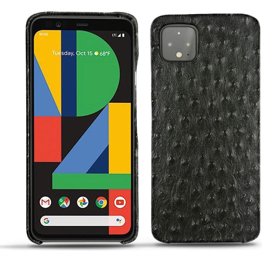 Noreve Lederschutzhülle (Google Pixel 4 XL), Smartphone Hülle, Schwarz