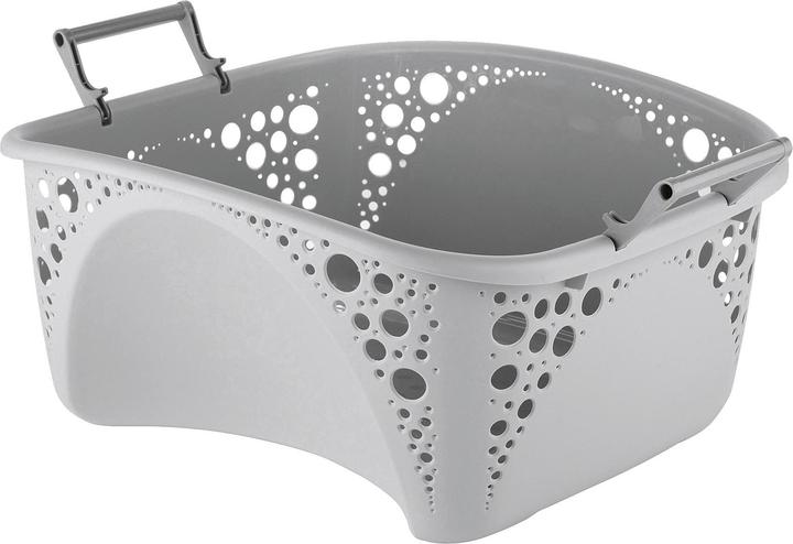 Actual product image Laundry basket 40l stackable grey (40 l)