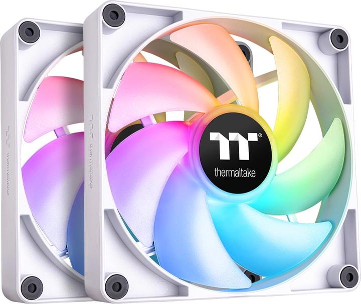 Immagine prodotto Thermaltake TT CT120 ARGB Sync PC Cooling Fan wh 2s CL-F153-PL12SW-A (120 mm, 2 x)