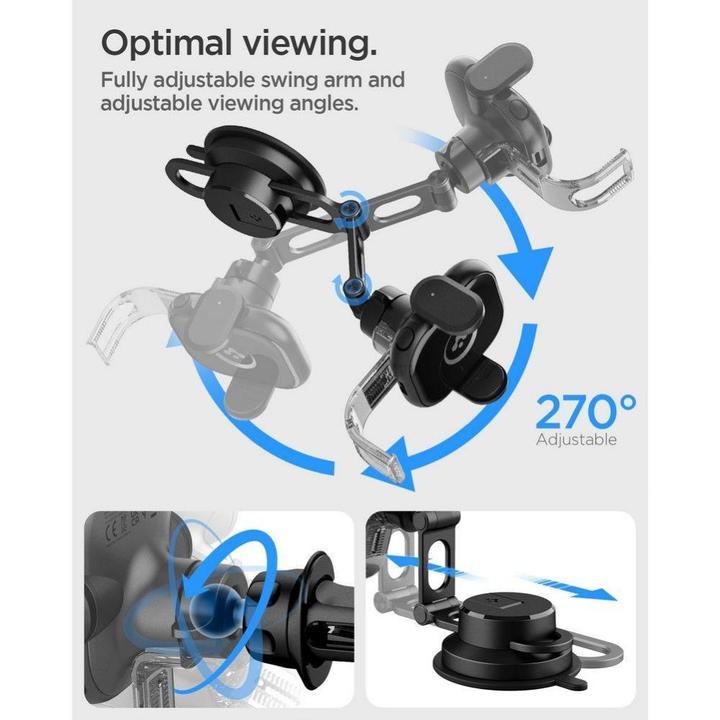 Image du produit Spigen Support voiture avec chargeur UTS35W Onetap Support voiture universel pour pare-brise et tableau de