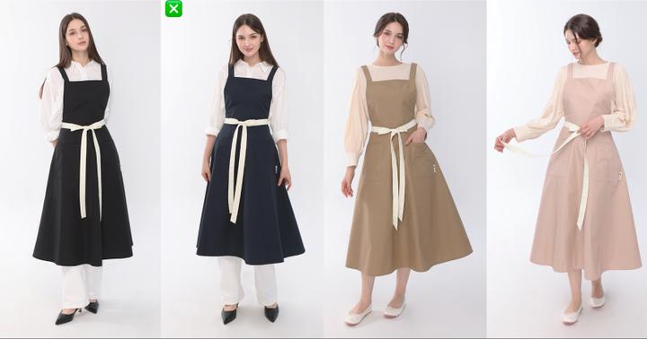 Produktbild K.Blanc Flare Onepiece Apron Navy (Navy)