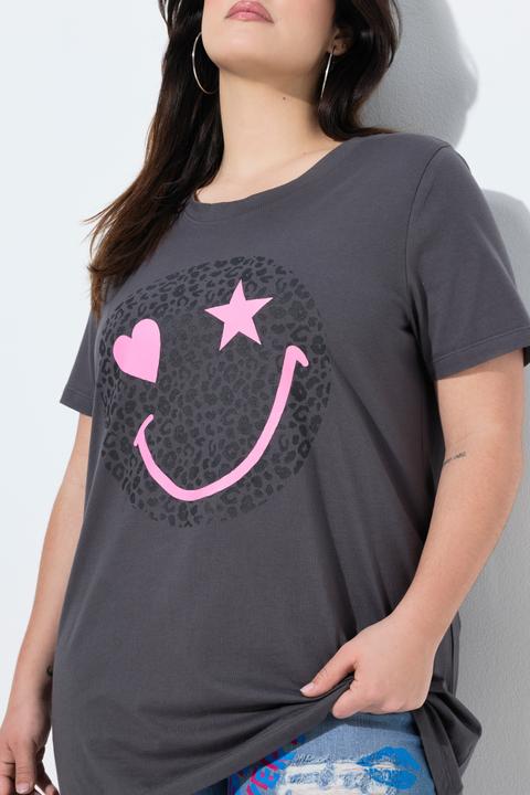 Actual product image Angel of Style T-Shirt, A-Linie, Leo/Neon Smiley (44)