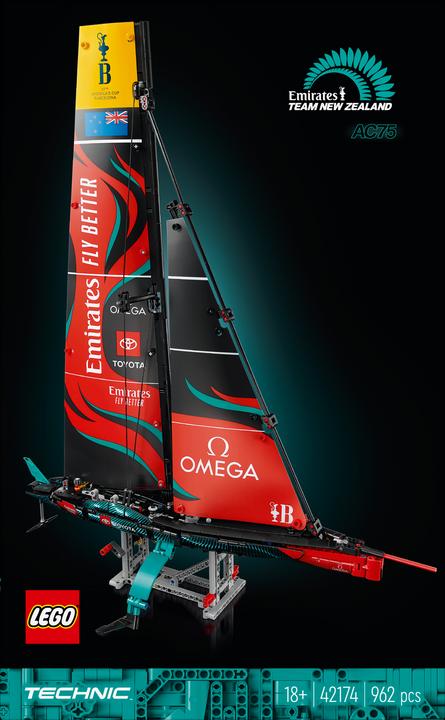 Immagine prodotto LEGO Lo yacht da regata AC75 di Emirates Team New Zealand (42174, LEGO Technic)