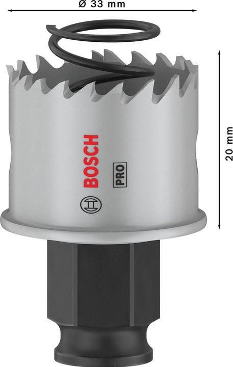 Productafbeelding Bosch Professional Zubehör PRO Plaatmetaal PC Plus gatenzaag, 33 mm (33 mm)