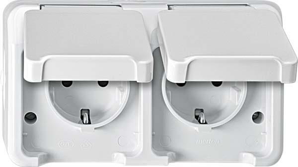 Produktbild Merten SCHUKO-Doppel-Steckdose