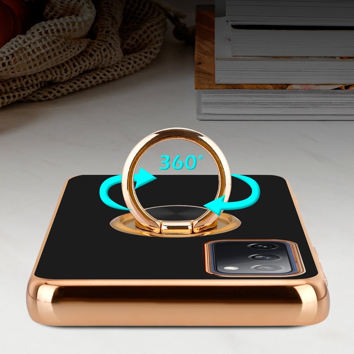 Produktbild Cadorabo Hülle für Samsung Galaxy S20 FE im TPU mit Kameraschutz und Ring LM089 Style (Samsung Galaxy S20 FE)