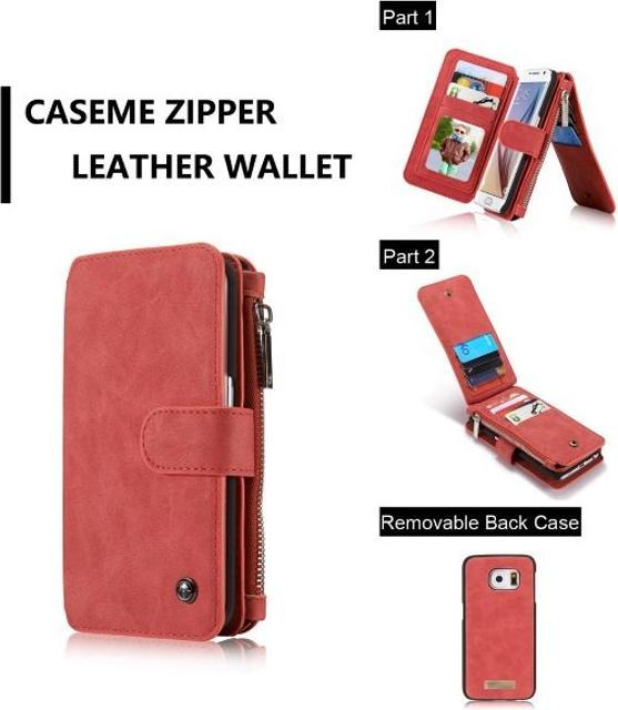 Actual product image Caseme Leather case with wallet (Samsung Galaxy S6 Edge)