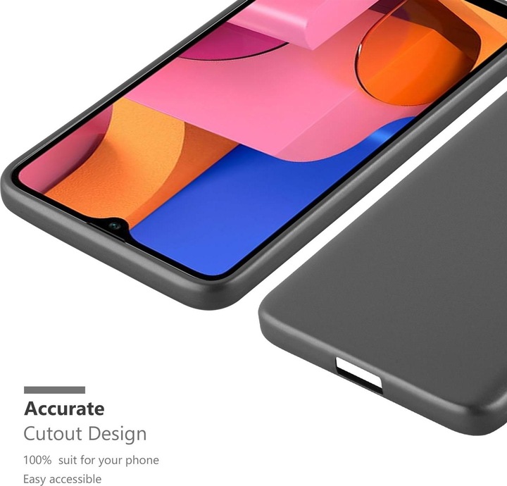 Produktbild Cadorabo TPU Matt Metallic Cover (Samsung Galaxy A20s)