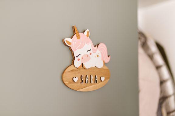 Image du produit Vintiun Türschild Einhorn