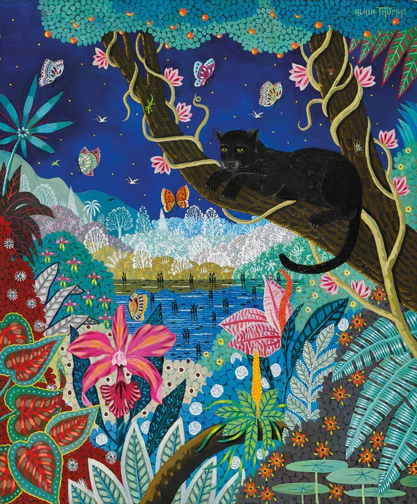 Actual product image Puzzle Michèle Wilson Puzzle 350 pieces NOCTURNAL BLACK PANTHER (350 pieces)