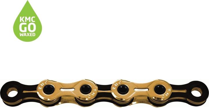 Actual product image KMC X11SL Waxed - Ti-N - Gold/Black (11-speed)