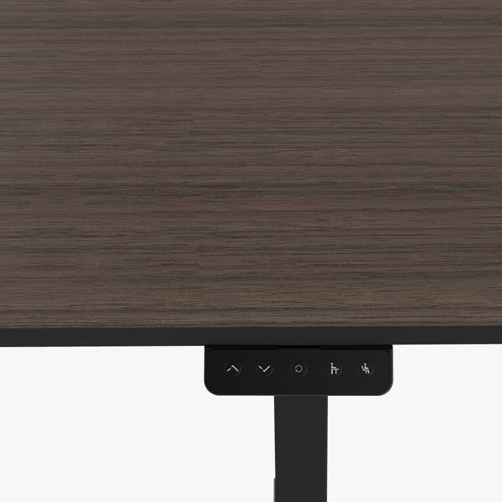 Produktbild Pro-Tec Höhenverstellbarer Tisch Stryn 160x75 cm Walnussoptik