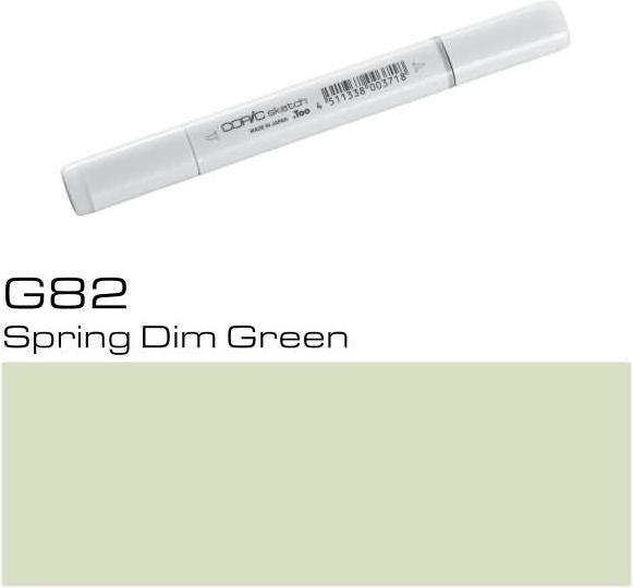 Image du produit Copic Sketch type G - 82 (G82 - Spring Dim Green, 1 x)