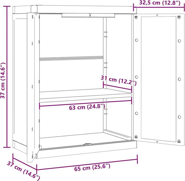 Image du produit vidaXL Gartenschrank