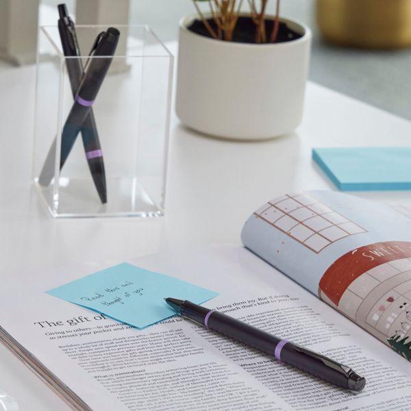 Produktbild Parker Pen Füller IM Vibrant Rings Pruple PVD M (Blau, Schwarz, 1x)