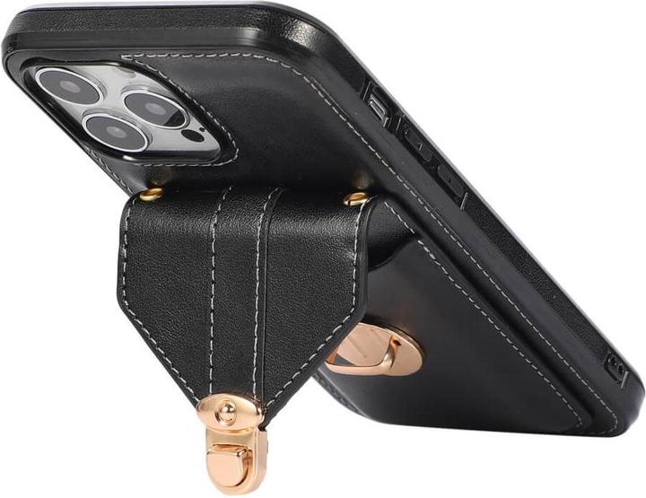 Produktbild Cover-Discount iPhone 15 Pro - Schutzhülle Case mit Tasche schwarz (Apple iPhone 15 Pro)