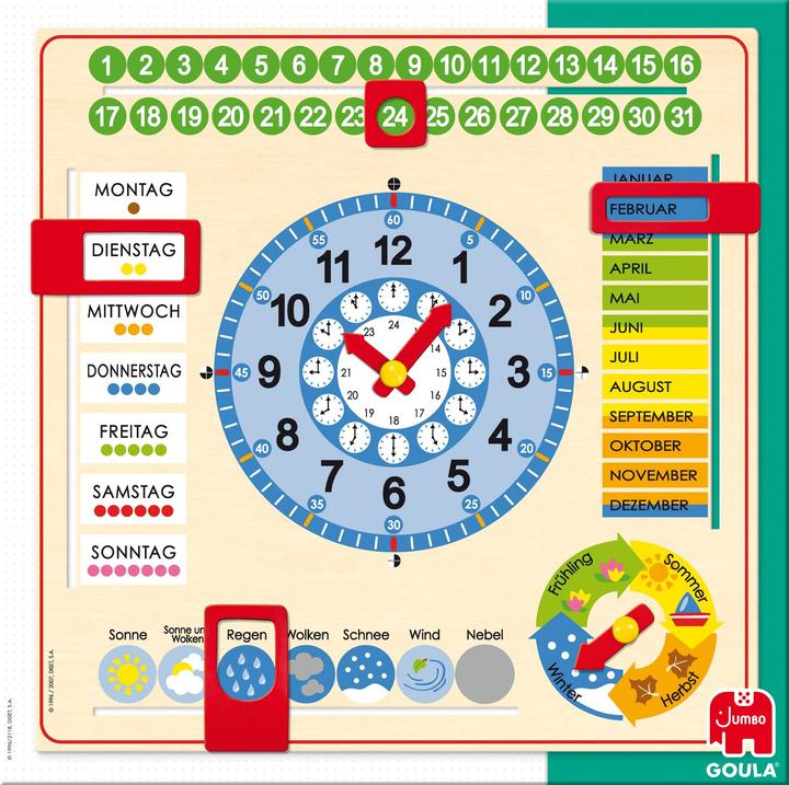 Produktbild Goula Kalenderuhr (Deutsch, 2 - 3 Jahre)