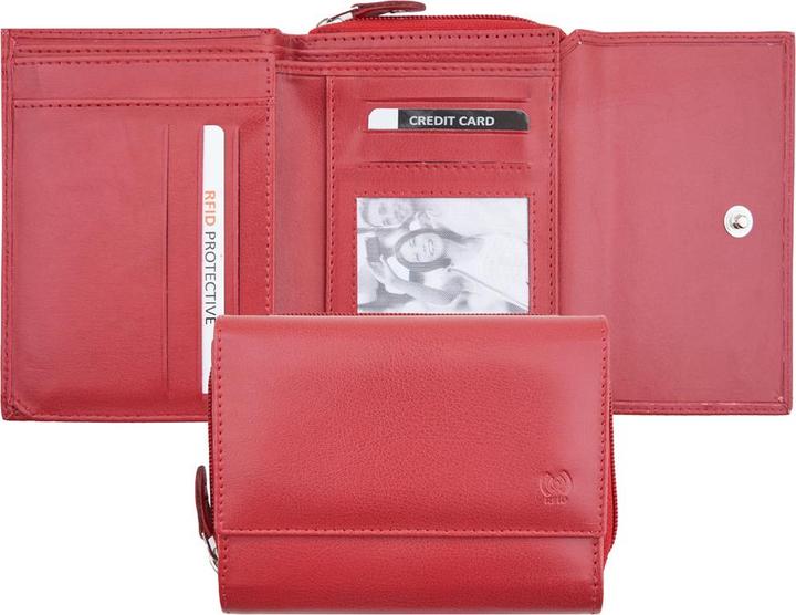 Image du produit Zoom Portefeuille zippé pour femme RFID