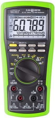 Actual product image Elma Instruments Elma BM789 er et slankt multimeter med en båndbredde på hele 100kHz og sand RMS mål