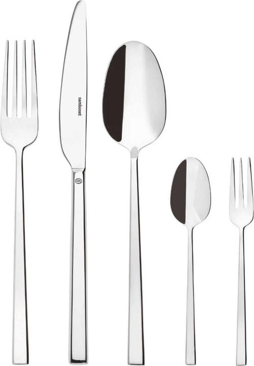 Immagine prodotto Rosenthal Set di posate 60 pezzi. Acciaio inossidabile Rock 18/10 (60 pz., Set di posate)