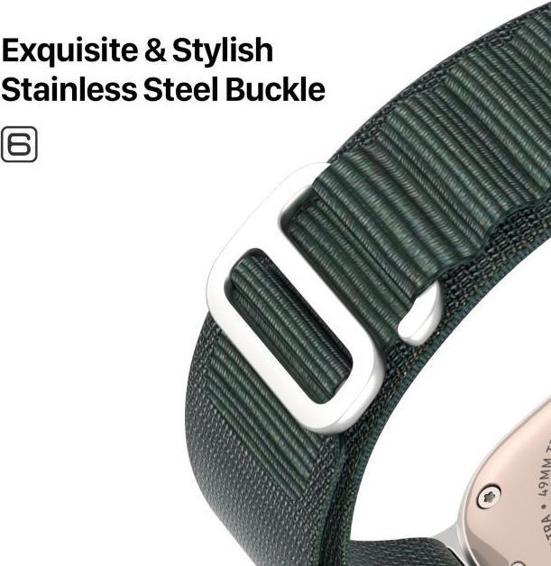 Produktbild Dux Ducis Apple Watch 8 / 7 / 6 / SE / 5 / 4 / 3 / 2 / 1 (41, 40, 38 mm) Armband GS-Version Sportarm (38 mm, 40 mm, 41 mm, Nylon)