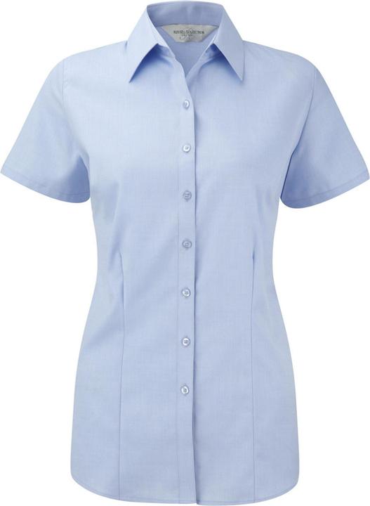 Actual product image Russell Womens/Ladies Herringbone Short-Sleeved Shirt (XXL)