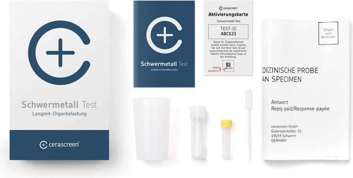 Cerascreen Self test heavy metal 1 piece (1 x)