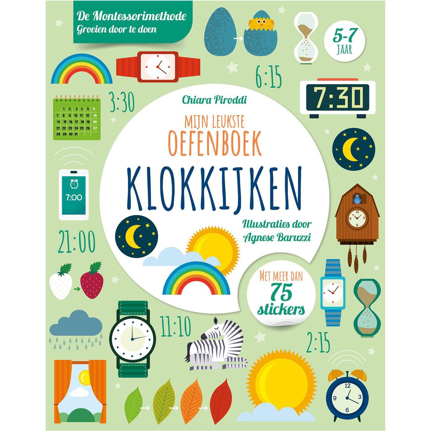 Rebo, Sticker, Die Zeit ablesen - Übungsheft
