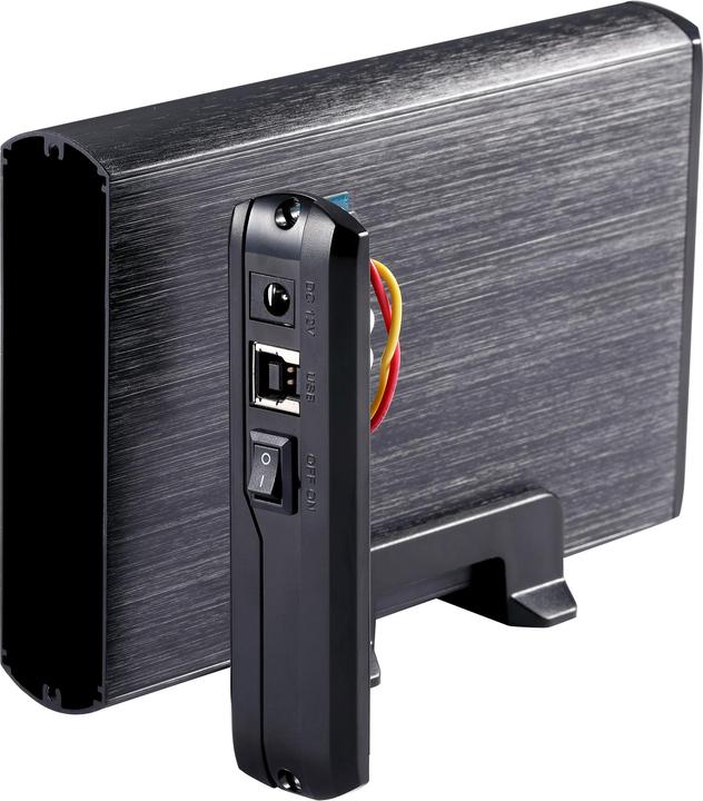 Deltaco Custodia per HDD SATA 3,5" USB 3.0, nero (3.5")