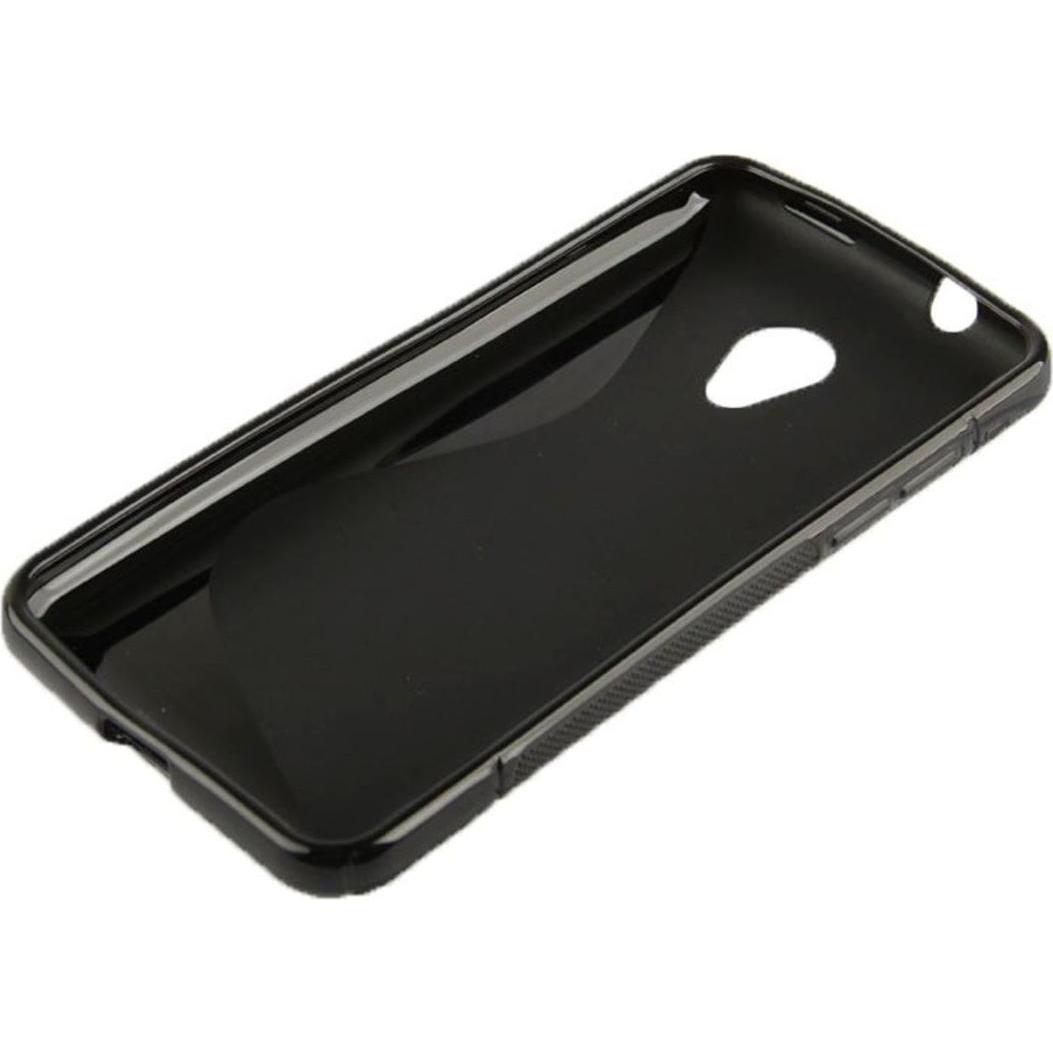 Thumbnail - König Design Handyhülle TPU Schutzhülle für HTC Desire 700 Schwarz (HTC Desire 700), Smartphone Hülle, Schwarz
