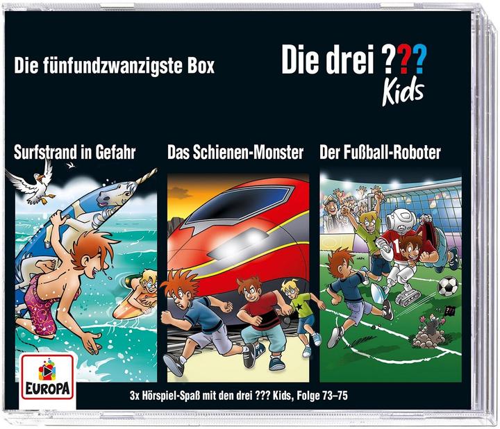 Actual product image The three DREI FRAGEZEICHEN Kids - 25 Box (F73-75) (The three ??? kids, German)