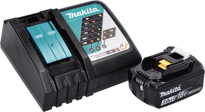 Produktbild Makita DPV 300 RF1 Akku Schleifer Polierer 18 V 50 / 80 mm Brushless + 1x Akku 3,0 Ah + Ladegerät (Exzenterpolierer)