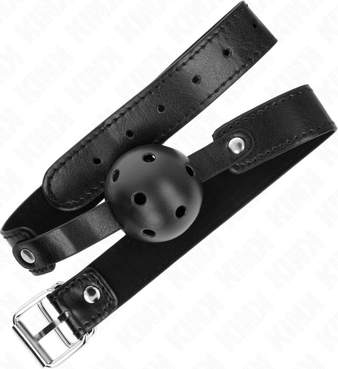 Actual product image Kink - Black breathable ball 4.5 Cm gag 65 X 2.5 Cm