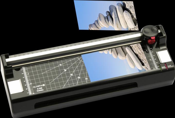 Image du produit Olympia Une plastifieuse 240 DIN A4 avec coupe-papier (80 - 125 µm, A4)