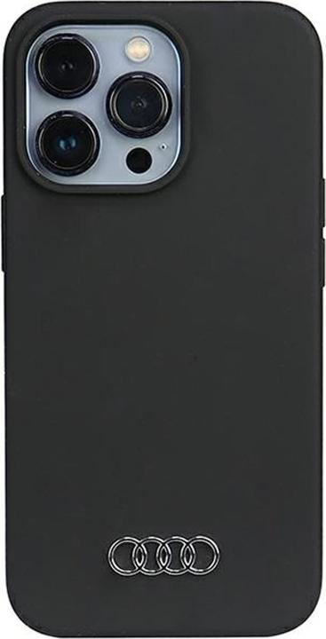 Produktbild Audi Silicone Case iPhone 13 Pro / 13 6.1" czarny/black hardcase AU-LSRIP13P-Q3/D1-BK (Apple iPhone 13 Pro)