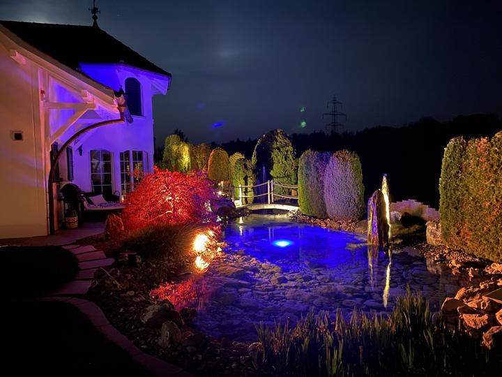 Actual product image Milight Set of 3 Wireless Smart LED Garden Spots 6W (550 lm, IP66)