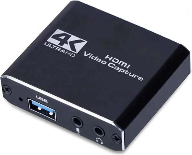 Produktbild Hermex Game-Capture-Card Videoaufnahmekarte Streaming-Karte Capture-Card (Windows, Mac)