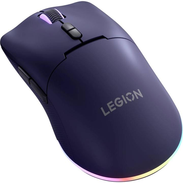 Actual product image Lenovo Legion M220 Wireless RGB Gaming Mouse - Nebula Purple (P) (Cable, Wireless)