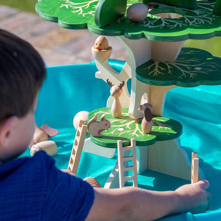 Image du produit TickiT Maison dans l'arbre en bois (15 pièces)
