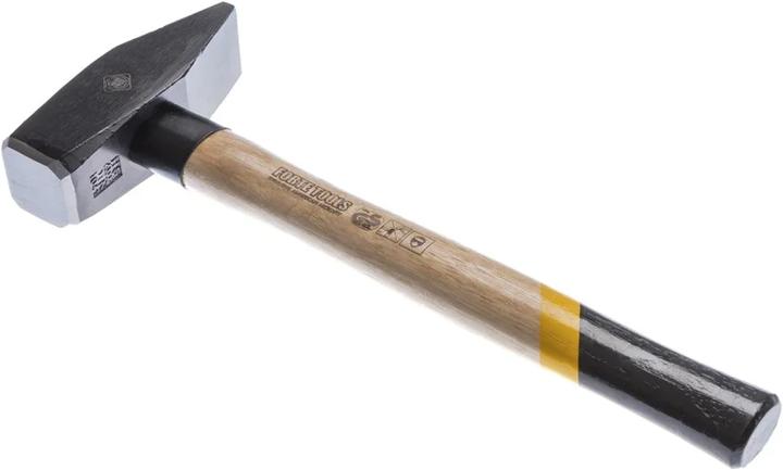Actual product image Forte tools Locksmith's hammer with wooden handle, 2000 g head weight, hammer with wooden handle, premium tool (2098 g)