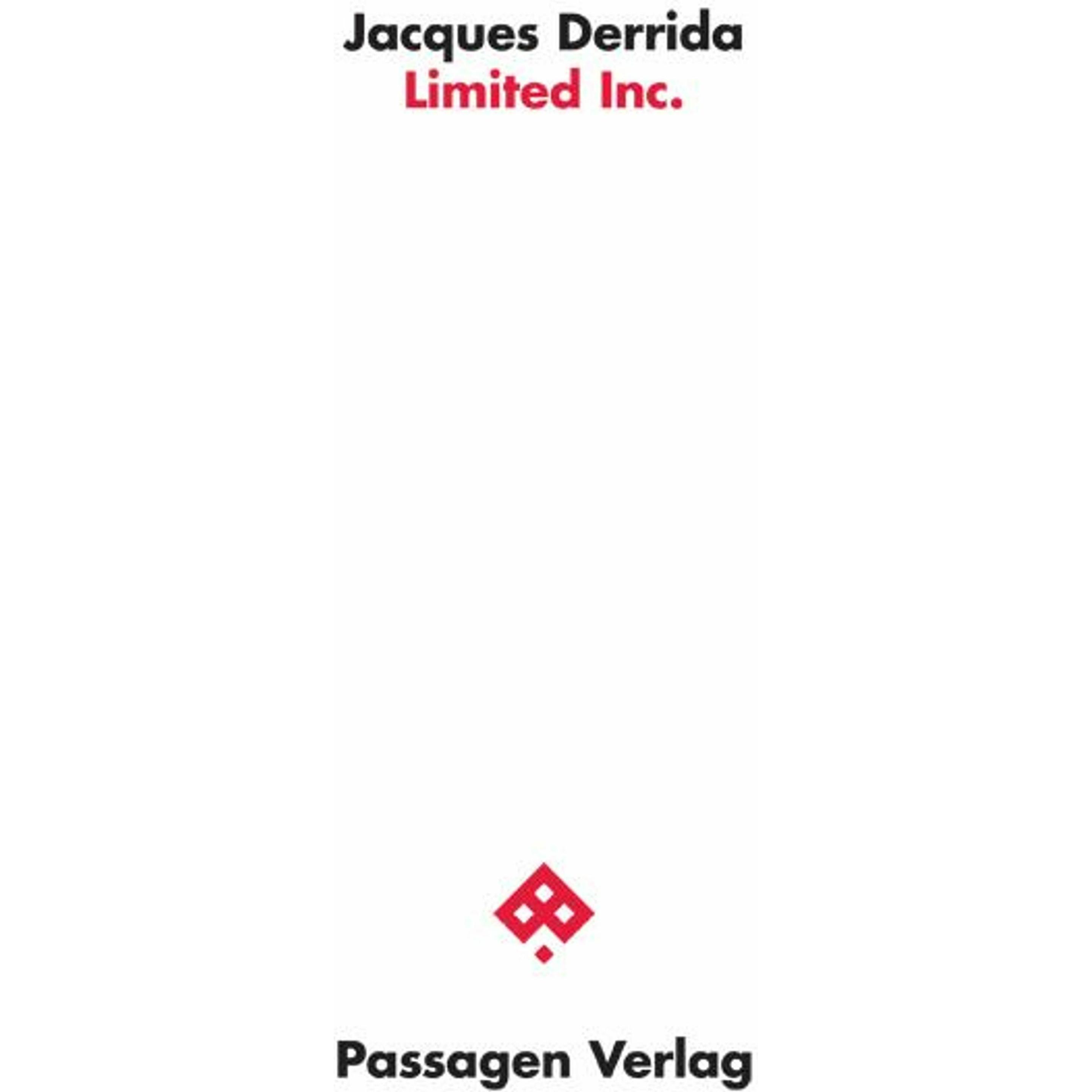 Limited Inc., Sachbücher von Werner Rappel, Jacques Derrida