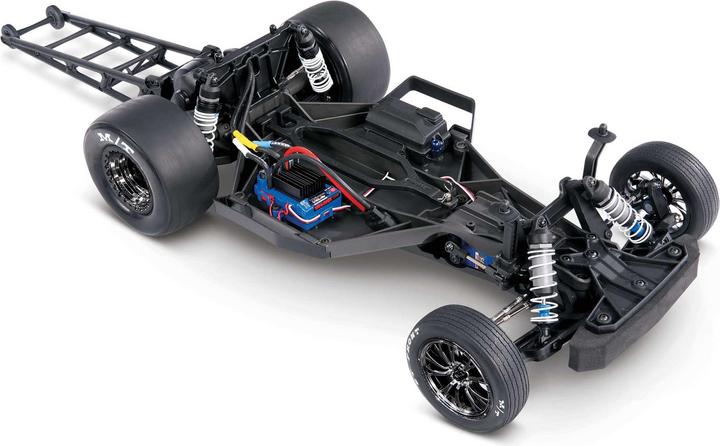 Image du produit Traxxas Drag Slash Elektro Brushless Drag-Racer 2WD 1:10 RTR bleu (RTR Prêt à fonctionner)