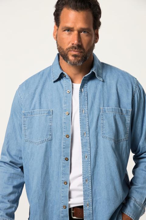 Immagine prodotto JP1880 Jeanshemd, Langarm, Kentkragen, Modern Fit (6XL)