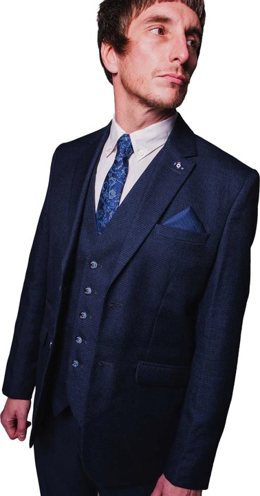 Actual product image Lambretta Mens Spencer Checked Waistcoat (102)