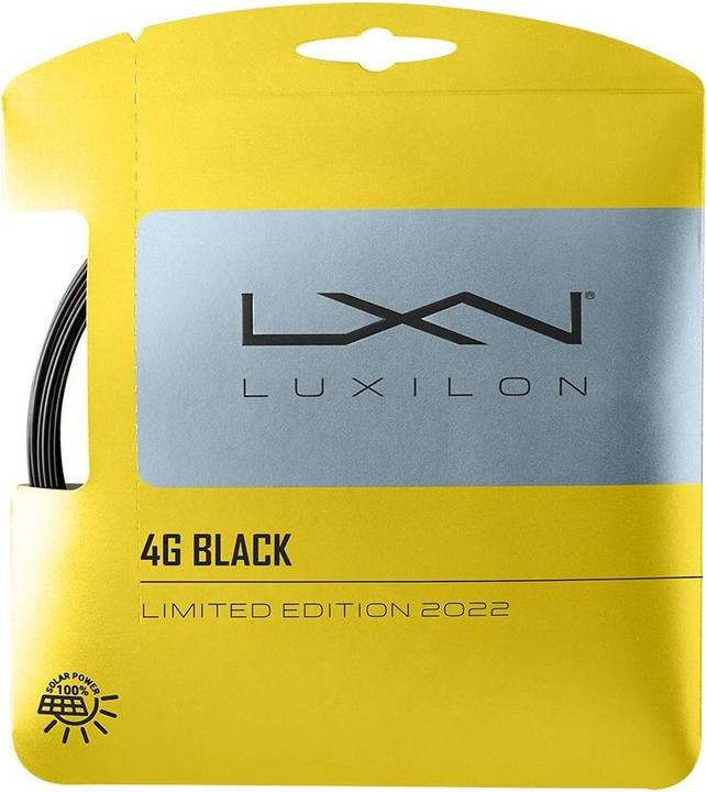 Actual product image Luxilon 4G string set black