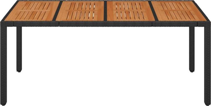 Produktbild vidaXL Gartentisch mit Holzplatte (190 x 90 x 75 cm)